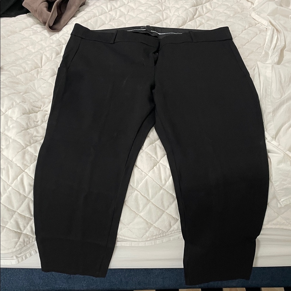 J. Crew Women's Classic Black Trousers